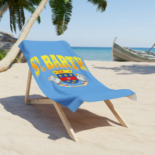 St Barth Beach Towel, Personalized Beach Towel, Saint Barth Beach towel, Custom Beach Towel, Beach Towels